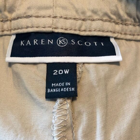 NWT! Karen Scott beigeish skort. Size 20W‎ - Picture 4 of 11